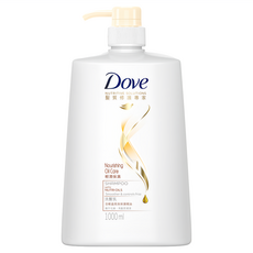 Dove 多芬 輕潤保濕洗髮乳 含輕盈高效保濕精油, 1L, 1瓶