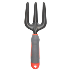 PowerSync 群加 翻土三叉 防滑雙色柄 265 x 1.2mm 140g, 1個