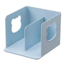 FL生活+ 可愛小熊雙槽兒童書架 A-171 310g 2個, 藍色