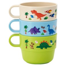 Skater 三入杯組, KS31 恐龍, 220ml, 1組