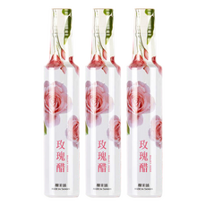 釀美舖 玫瑰醋, 100% 玫瑰純釀 天然發酵, 250ml, 3瓶
