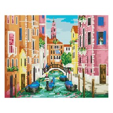 ARTLIFE 鑽石畫 1kg, 繽紛水都