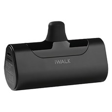 Iwalk Battery 四代行動電源 4500mAh Lightning/Type-C, DBL4500L, 鋼琴黑