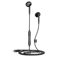 SEEHOT 嘻哈部落 Type-C手機專用通話及音樂金屬耳麥，iPhone 15適用, SH-MHC300, 黑色