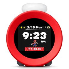 Nintendo 任天堂 Sound Clock Alarmo 智慧互動式音響鬧鐘, 紅色, 1個, CLO-001