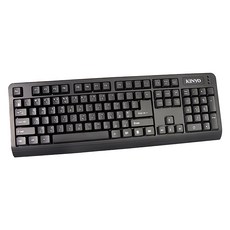 Kinyo USB 有線 大注音鍵盤 450 x 21 x 152mm 480g, KB-38U, 黑色