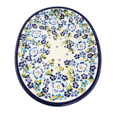 ZAKLADY CERAMICZNE BOLESLAWIEC 橢圓形淺盤, 多色, 1個
