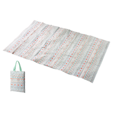 BLACK HAMMER 波希米亞可攜式 聚丙烯纖維 輕薄收納, 收納袋31 x 23.5cm + 野餐墊156 x 88.5cm, BHPS06, 1個