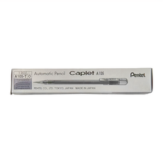 Pentel 飛龍文具 筆蓋式自動鉛筆 透明軸 A105-T 12支, 0.5mm, 1盒