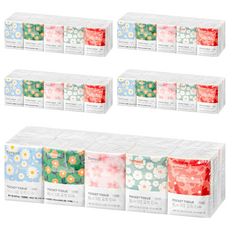 Tamsaa 三層紙巾隨身包, 10張, 10包1袋, 5袋, 10包