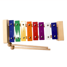 OPPA 奧福樂器 八音鐵琴組 附樂譜 + 束口袋, 1組, 8鍵, 彩虹