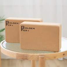 GOLDEN Fox 軟木瑜珈磚 7.6 x 15.2 x 22.5 cm, 7.6 x 15.2 x 22.8cm, GF-005, 2個