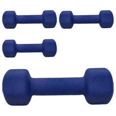 SUCCESS 成功 防滑塑身啞鈴, 2KG, 磨砂外層設計，止滑效果佳, 4個