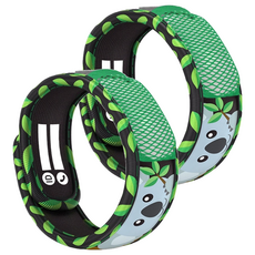 PARA'KITO 帕洛 天然精油防蚊兒童手環 24小時防蚊 防水 植物活性成分 適用於6個月以上嬰幼兒 法國製造, 2個, 10g