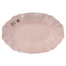 LE CREUSET 凡爾賽花園系列 橢圓盤 32cm 馬卡龍粉, 1個