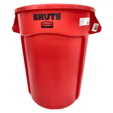 Rubbermaid 樂柏美 BRUTE 儲物桶 121L, 紅色