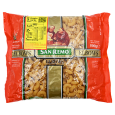SAN REMO 彎管麵, 500g, 1包