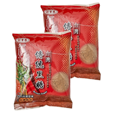 新韋譽 精製黑糖 台灣製造 100%純糖提煉, 450g, 2包