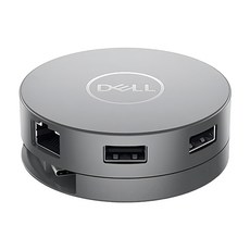 DELL Technologies 戴爾 7合1 USB-C 多連接埠轉接頭, 小巧便於攜帶, DA310, 1個