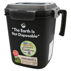 LocknLock 樂扣樂扣 廚餘回收桶, 黑色, 1個