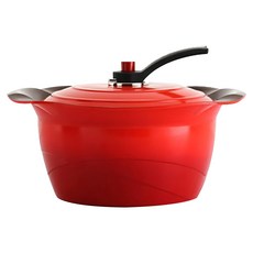 Hamptons 24cm 雙耳鬱金香湯鍋, 紅色, 1個