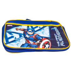 漫威系列美國隊長方型便當袋, 26 x 23 x 15cm, 寶藍色, 1個