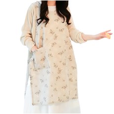 POSIELLA 花藝師雛菊防水圍裙, 1件, 象牙白