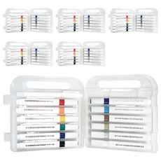 DAIHO 耐水性丙烯彩色筆 套裝 (6盒) - 色彩鮮明、快乾、適用多種材質, 12色