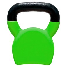 健身壺鈴 磨砂款, 綠色/黑色, 6kg, 1個