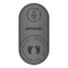 S-SportPlus+ 瑜珈跳繩墊 雙面防滑 灰色 居家運動必備, 厚度8mm, 1個