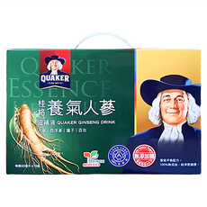 QUAKER 桂格 無糖養氣人蔘滋補液禮盒, 1.14L, 1盒