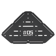 ShineTrip 山趣 鋁箱配件 咖啡箱三角擴展板 大號, 黑色, 1個