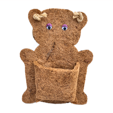 小美紀 二代眼睛椰纖熊, 尺寸26*35公分, 隨機出貨