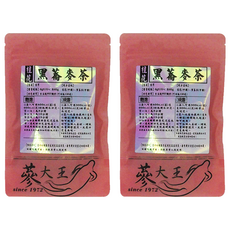 蔘大王 桂花黑蕎麥茶包, 6g, 10包, 2袋