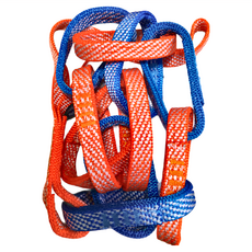 EAMKEVC 伊凱文 B.R. 環式繩練 單環拉力3000 kg 鍊狀拉力2000kg 厚度3公厘 材質Dyneema 迪尼碼, 120 x 2cm, 藍紅色