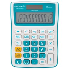 LIBERTY 利百代 計算機 LB-5003CA, 1個, 藍色
