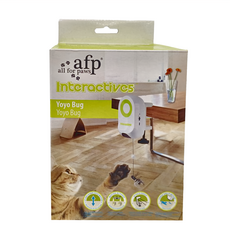 all for paws 互動系列 電動逗貓溜溜蟲, 1個, 白色