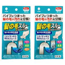 novopin Benly YOU 排水管毛髮積污分解清潔劑 2件組, 40g, 2包