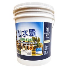 KINGCAT 貓王 剋水靈屋頂防水塗料 K1-425 象牙白 5加侖(5G), 18925ml, 1桶