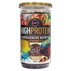 UP AQUA 雅柏 沉底型高蛋白營養飼料 M, 400ml, 1罐