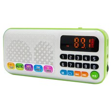 Dennys 丹尼斯 雙插卡喇叭 原廠保固, 綠色/白色, MS-K288