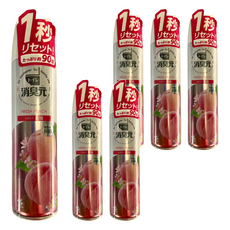 KOBAYASHI 小林製藥 消臭元 白桃 浴廁芳香噴霧, 一秒除臭, 浴廁芳香劑, 280ml, 6瓶