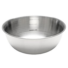 PEARL LIFE 珍珠金屬 不鏽鋼刻度碗 15cm, 黑色, 1個