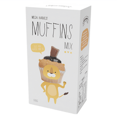 MEGA HARVEST 瑪芬預拌粉 MUFFIN, 500g, 1盒