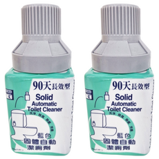 潔瓷 固體自動潔廁劑, 200g, 2瓶
