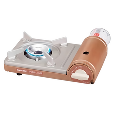 Iwatani 迷你瓦斯爐 Petit Slim III, 薄型 輕巧, 上面內徑20 x 高度7.7cm, 混合顏色, 1個