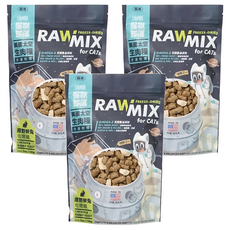 LitoMON 怪獸部落 全貓齡 美國太空凍乾生肉糧, 兔 + 雞, 140g, 3包