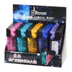 UNIPOINT優點101 防燙防風打火機25支組, 多色可選, 安全便攜, 粉色 + 藍色 + 橘色, 1組