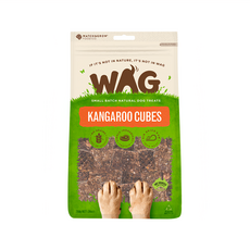 WAG 天然澳 狗零食 袋鼠肉粒 低脂高蛋白, 750g, 1包