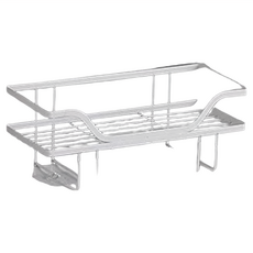 水箱馬桶置物架單層 高承重 防水防鏽, 白色, 1個